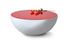 Novel Modern Half Ball Shape Round Bowl Fiberglass Tea Coffe Table