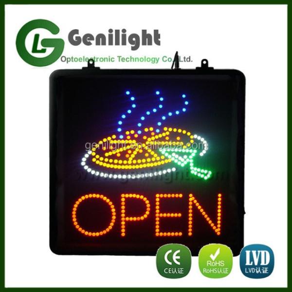 56*33 Panel Size LED Neon Light Open Sign with High Brightness from Customizable