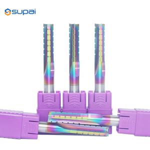 Wholesale TCT Carbide 3 Flutes Custom End Mills CNC Milling Cutters Wood Router Bits from china suppliers