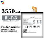 BL-T43 Battery 3550mAh For LG G8S ThinQ LM-G810 Mobile Phone Batteries Stable
