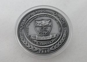 Wholesale 2D or 3D Personalized Coins / School Campus Coin with Antique Silver, Anti Nickel, Anti Brass Plating from china suppliers