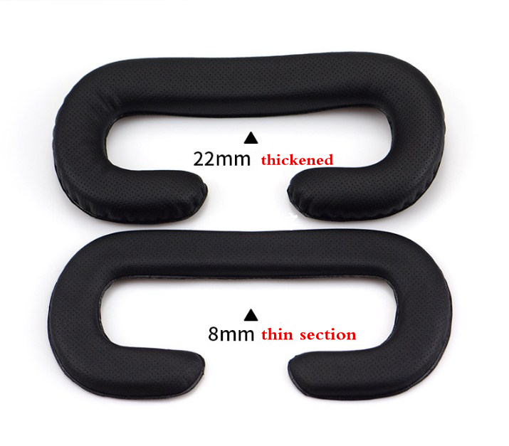 2022 Skin Cover Leather Sponge Soft Memory Foam Pad Cover Face cushion Eye cushion Replacement for New HTC Vive VR VIVE Pro