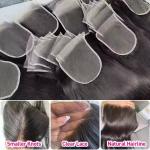 Deep Curly Lace Frontal Vietnamese Hair, Human Hair 5X5 Transparent HD Lace