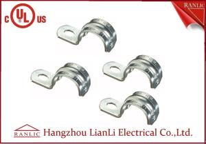 Wholesale One Hole Rigid Conduit Straps / Heavy Duty Rigid Galvanized Steel Conduit Fittings from china suppliers