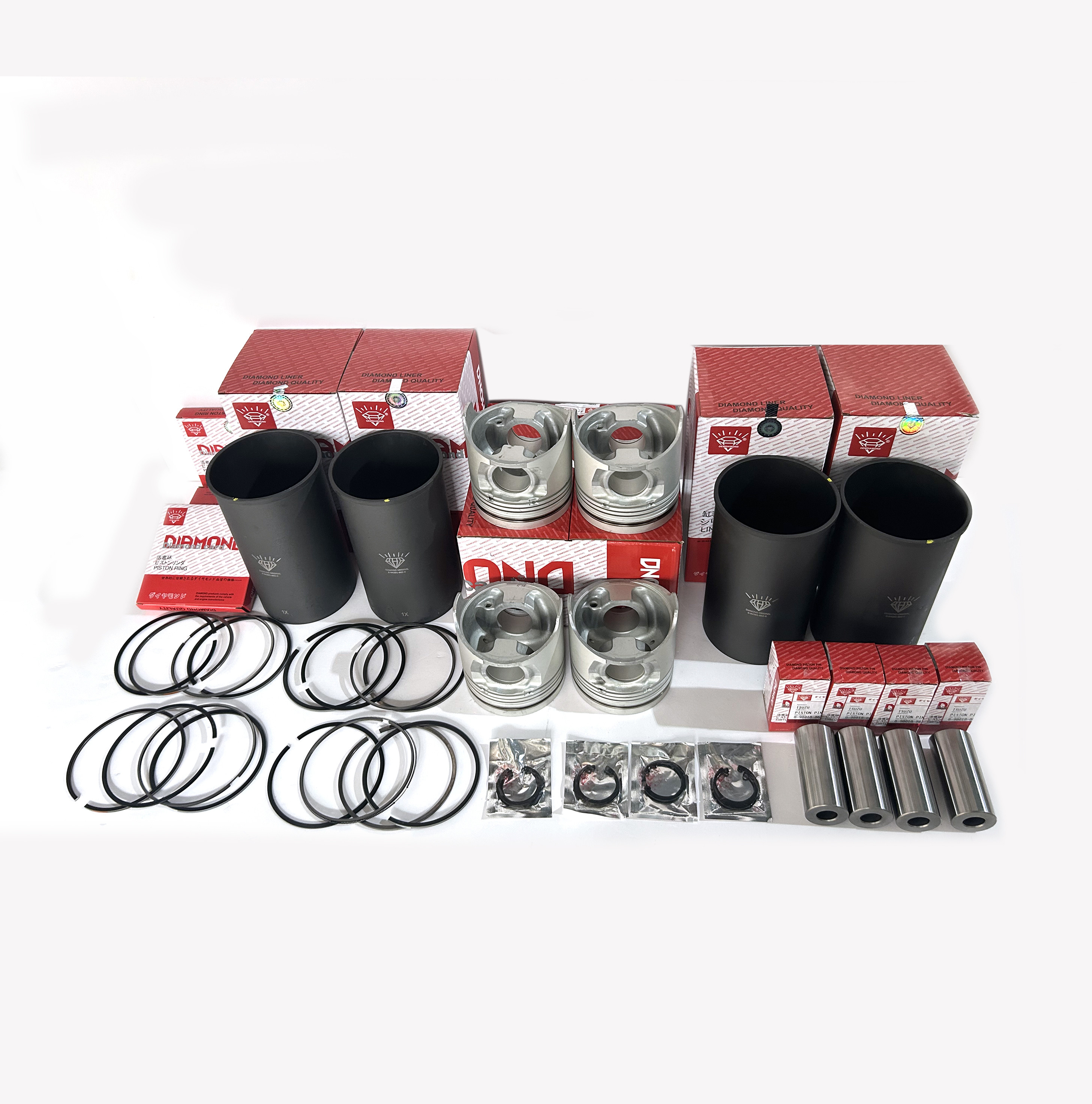 8-94391-602-0 4HK1 4HK1TC 6HK1 Excavator Engine Parts Cylinder Liner Kit