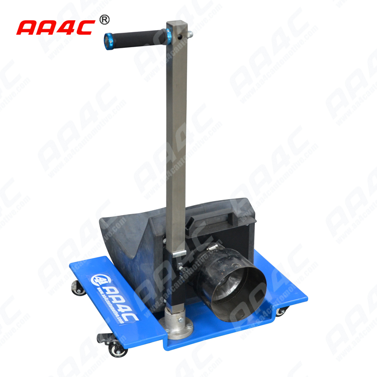 AA4C car exhaust extracting system auto vehicle exhaust dolly for truck manually control customize size