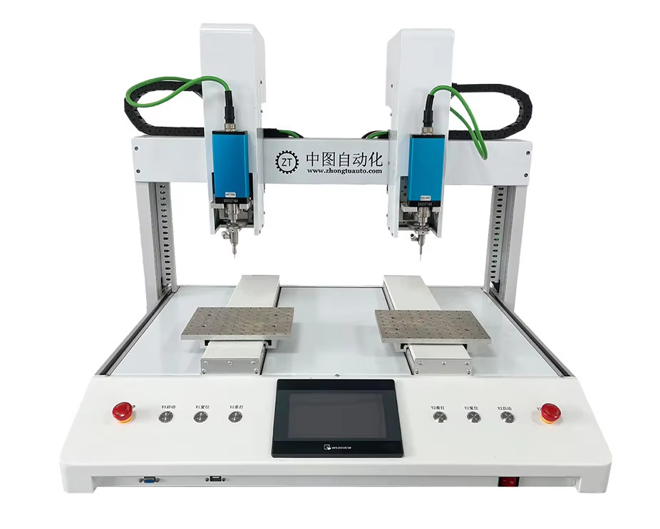 PLC Control System SMT Automatic Dispensing Machine Glue Dispenser Dispensing Robot System with Screw Locking Function