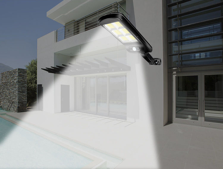 IP65 Bright LED Street Lamps Solar Sensor Lights For Countyard