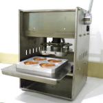 OEM Boba Yogurt Cup Lid Sealing Machine 1000pcs/ Hour Steel SS201