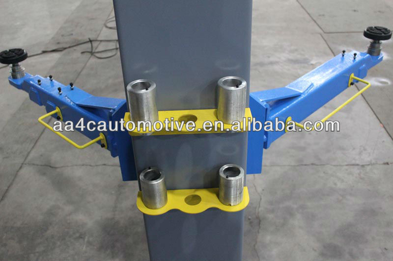 4.0T 8 bends column clear floor two post car lift