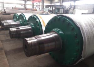 Wholesale Grooved Paper Mill Machinery Parts Vacuum Suction Rubber Press Roll from china suppliers
