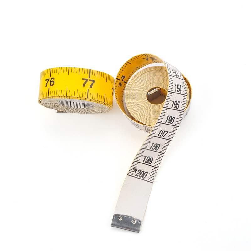 Wintape 80inch&200cm Soft Polyfiber Fabric Measuring Tape for Sewing Cloth & Weight Loss Medical Body Measurement