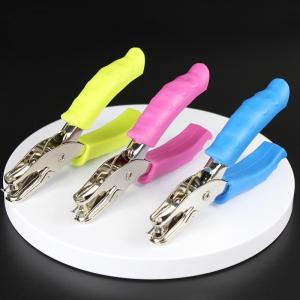 Wholesale Green Hand Held Hole Punch for DIY Card No. of Holes 1 6mm Circle Metal Paper Puncher from china suppliers