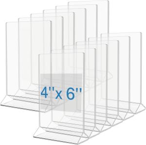 Wholesale 4 x 6 Triangle Shaped Poster Table Tent acrylic sign holder Wholesale from china suppliers