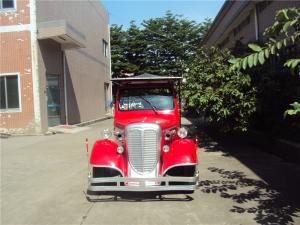 Wholesale Elegant Classic Design Red Color Vintage Club Car 4 Row For 11 Passenger from china suppliers