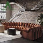 Customisable Size Curved Card Seating Booth Sofa Hotel Lobby Grand Villa