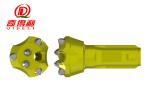 50 - 60mm Air Rock Drill Bits , 30% Speed Up Small Rock Drill Bits Drilling