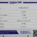 Taishan Durable PP Curly Grass 12mm13mm15mm 17mm For Indoor Outdoor Children's