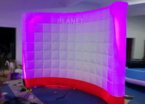 Wholesale 3 Meter Led Inflatable Wall 210 D Reinforce Oxford Material Logo Printing from china suppliers