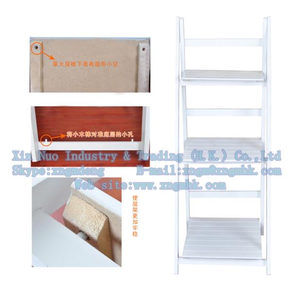 Wooden flower, Wooden Shelves, wooden triple folding frame