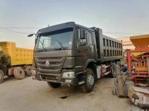 Wholesale HOWO 6*4 Dump Truck Secondhand 10tires Gray Color Sinotruk 351-450hp 8500*2496*3450 mm from china suppliers