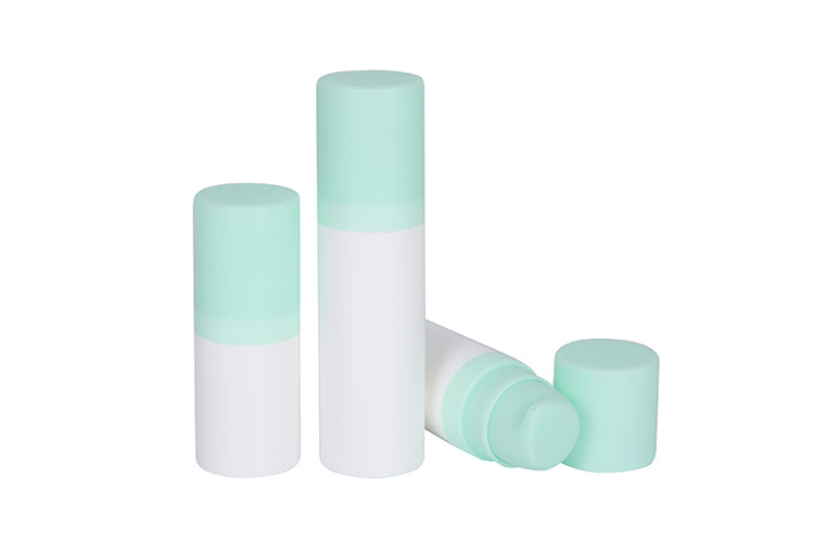 Empty Trial Sample 5ml 10ml 15ml Cosmetic Travel Containers Od 25mm Airless Pump Lotion Bottle