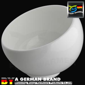 Wholesale 5 Star Hotel Supply LD Bone China 4&quot; White Porcelain Oblique Open Bowl for Sauce and Cream from china suppliers
