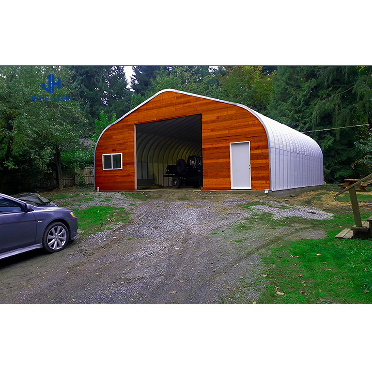 Metal Structure 2 Car Garage Shelter for Outdoor Steel Structural Steel Frame Workshop