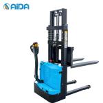 Stand on Electric Pallet Stacker Truck Max Lift Height 3500mm Capacity 1500kg