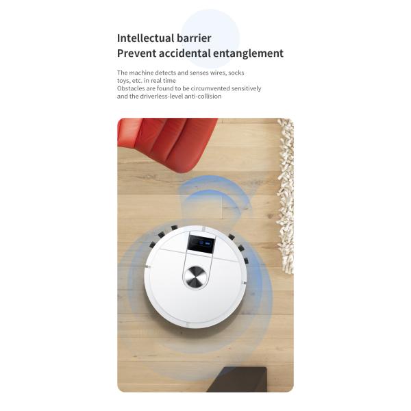2000Pa-2499Pa 3 In 1 Automatic Sweeping Robot Brushless Motor