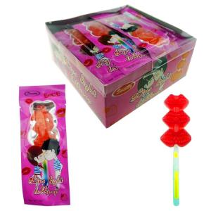 Wholesale Lips Shaped Lollipops Popping Confectionary Colorful 18 Months Shelf Life from china suppliers