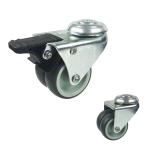 Furniture Moving Silent 3" Bolt Hole Replacement Castor Wheels OEM