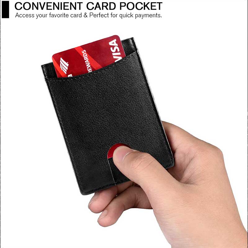 MINIBOOK Advantage Front Pocket RFID Blocking Bifold Credit Card Wallet Holder for Men
