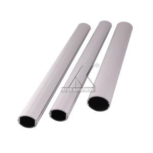 Wholesale Matt Silver OEM Oval Extruded Aluminium Tube Profiles For Aerospace from china suppliers