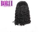 180 Density Human Hair Lace Front Wigs Pre Plucked Malaysian Water Wave Bob Wigs