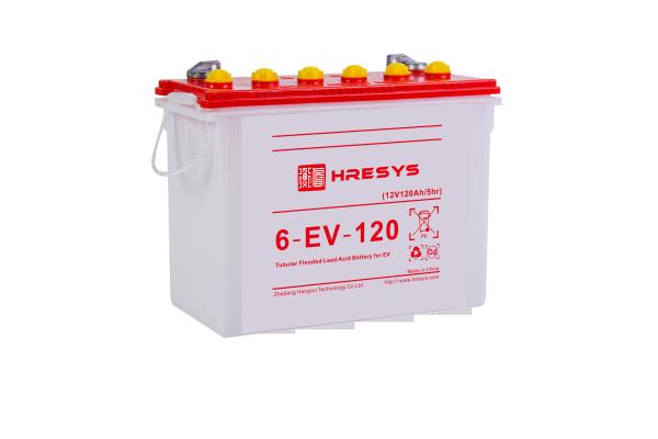 Deep Cycle Golf Cart Batteries , Tubular Flooded Deep Cycle Battery 6-EV-120 EV