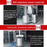 Commercial Hydraulic Cold Press Juicer with 50-500T Cylinder Pressure 1650*942
