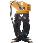 customizable Double cylinder 360 rotary hydraulic grapple telescopic arm clamp