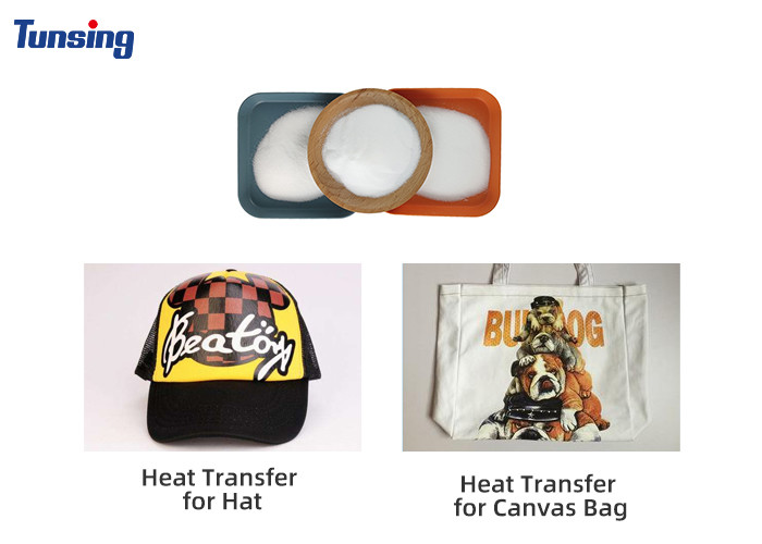 Cotton Fabric White Heat Transfer DTF Powder Hot Melt Adhesive TPU Powder
