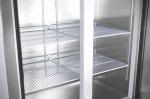 Silver Restaurant Upright Freezer , Removable Stainless Fridge Freezer