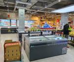 Direct Cooling Glass Top Island Chest Freezer -22C Large Capacity 850L