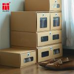 Shoes Packaging Box Waterproof Cardboard Heavy Duty Stackable Stable Storage