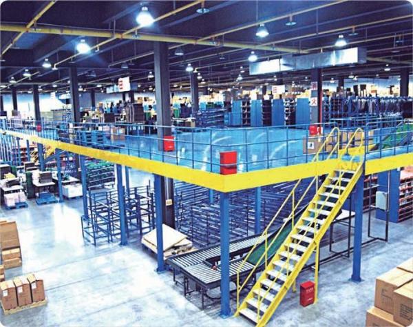 2 Layer Steel Structure Platform Corrosion Protection 6000 KGS MAX Frame Weight