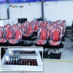Indoor Commercial Amment Park 3D Freedom Movie Theater With Smoke Special