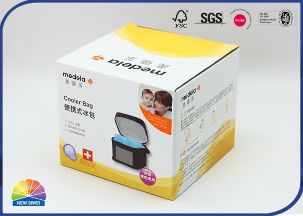 Quality Snap Lock Bottom Corrugated Cardboard Packaging Box Custom Print for sale