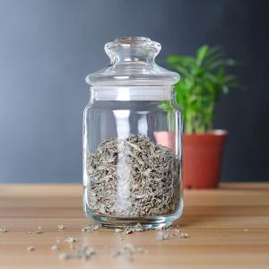 Wholesale 650ml 22 Oz Glass Storage Jars Silicone Seal Clear Glass Construction For Displays from china suppliers