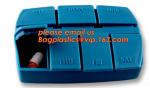 Monthly Pill Case Pill Organizer Pill Box With PU Leather Bag Leather Case, 7