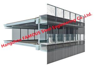 Wholesale Ventilated Steel Glass Curtain Wall Facade Double Skin For Commercial Office Building from china suppliers