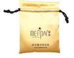 7x9cm (2.7x3.5inch) Jewelry Drawstring Pouch Promotional Small Gold Satin Bag