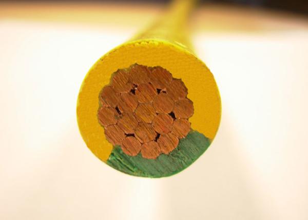 450/750V Electric Building Wire Fil isolé de terre 1x35mm² Vert/Jaune PVC